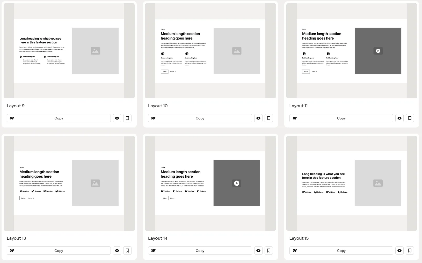 Relume Library's component library