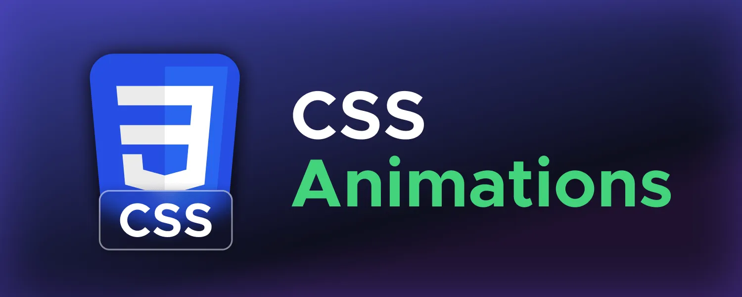 The CSS Logo and text that reads "CSS Animations"
