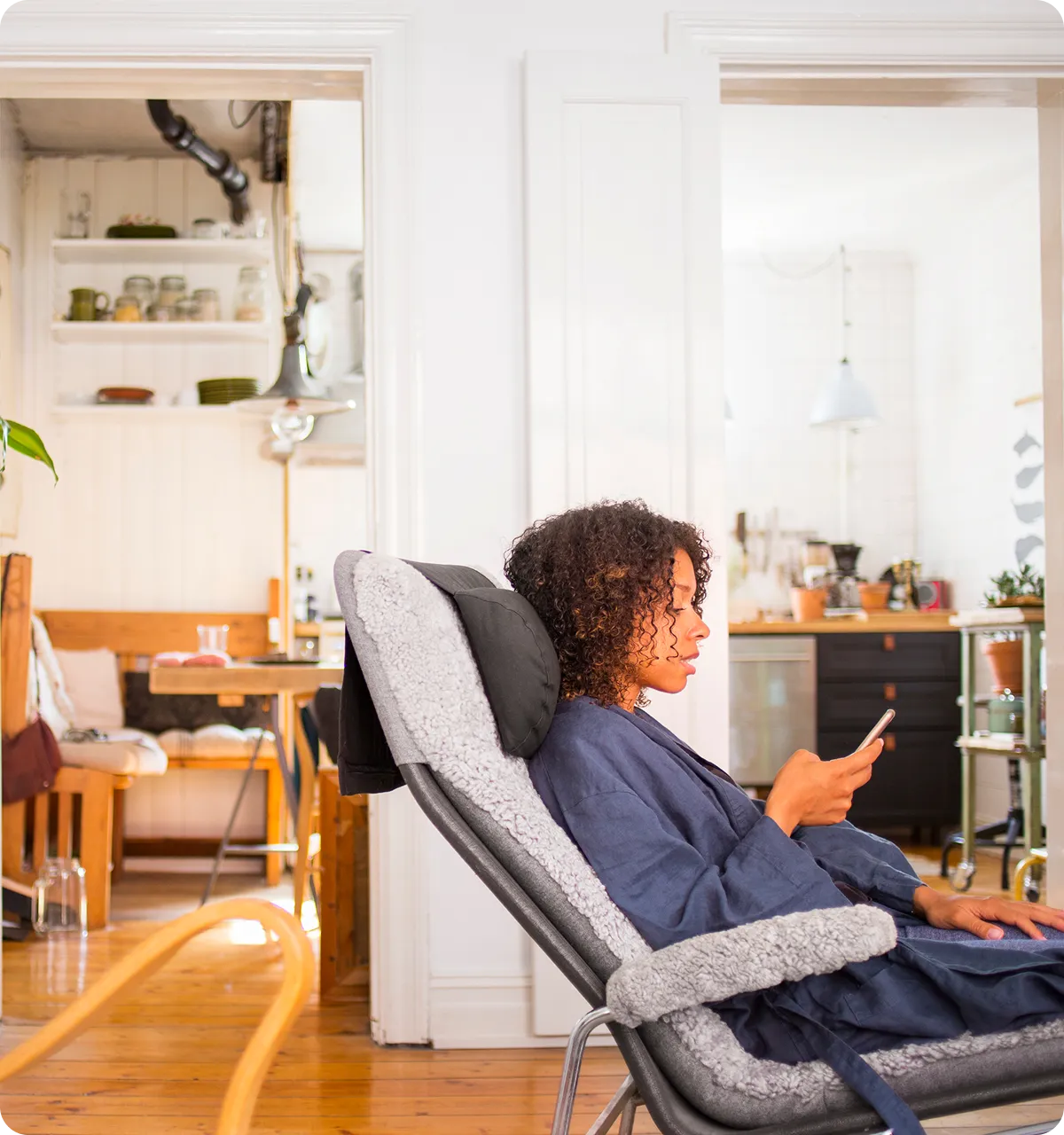 woman sitting