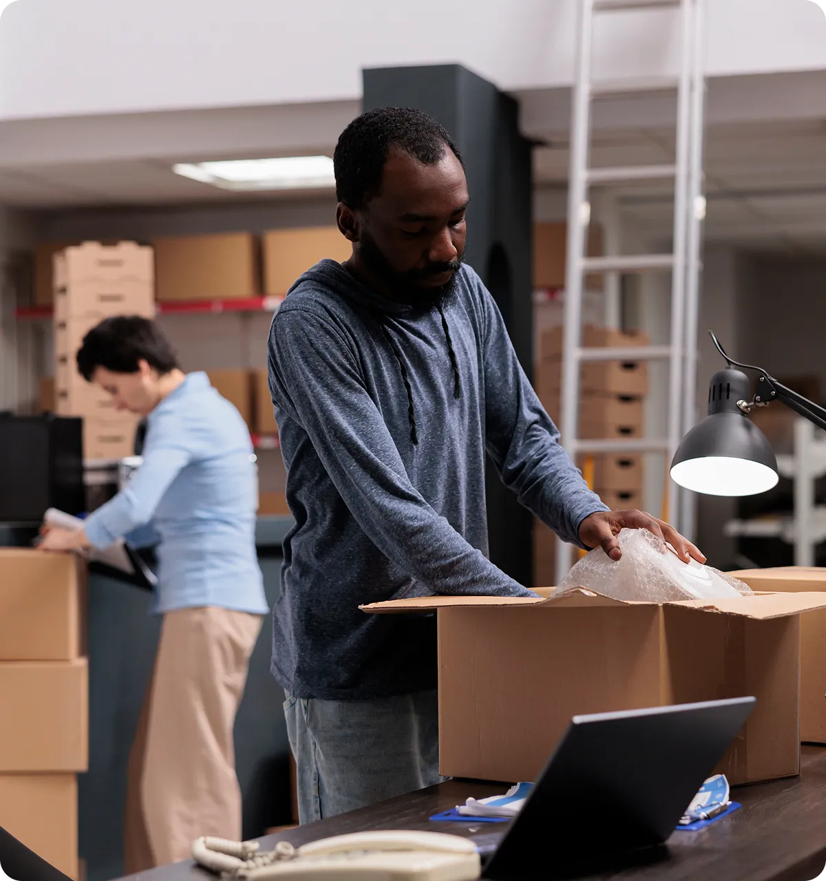 moving in office