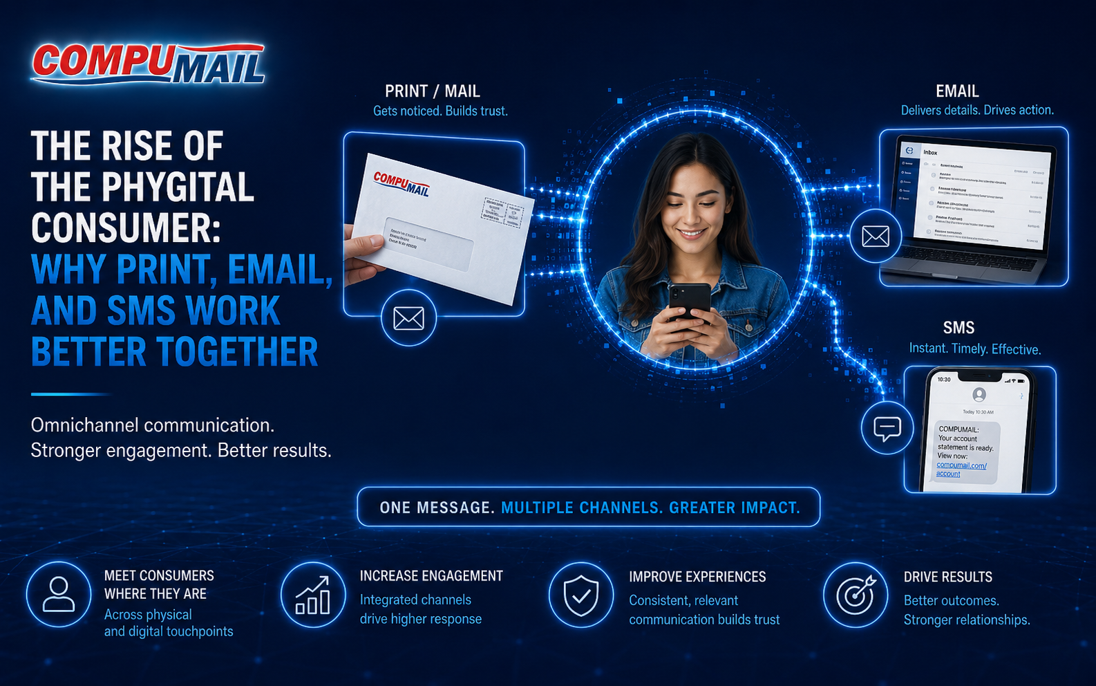 The Rise of the Phygital Consumer: Why Print, Email, and SMS Work Better Together 