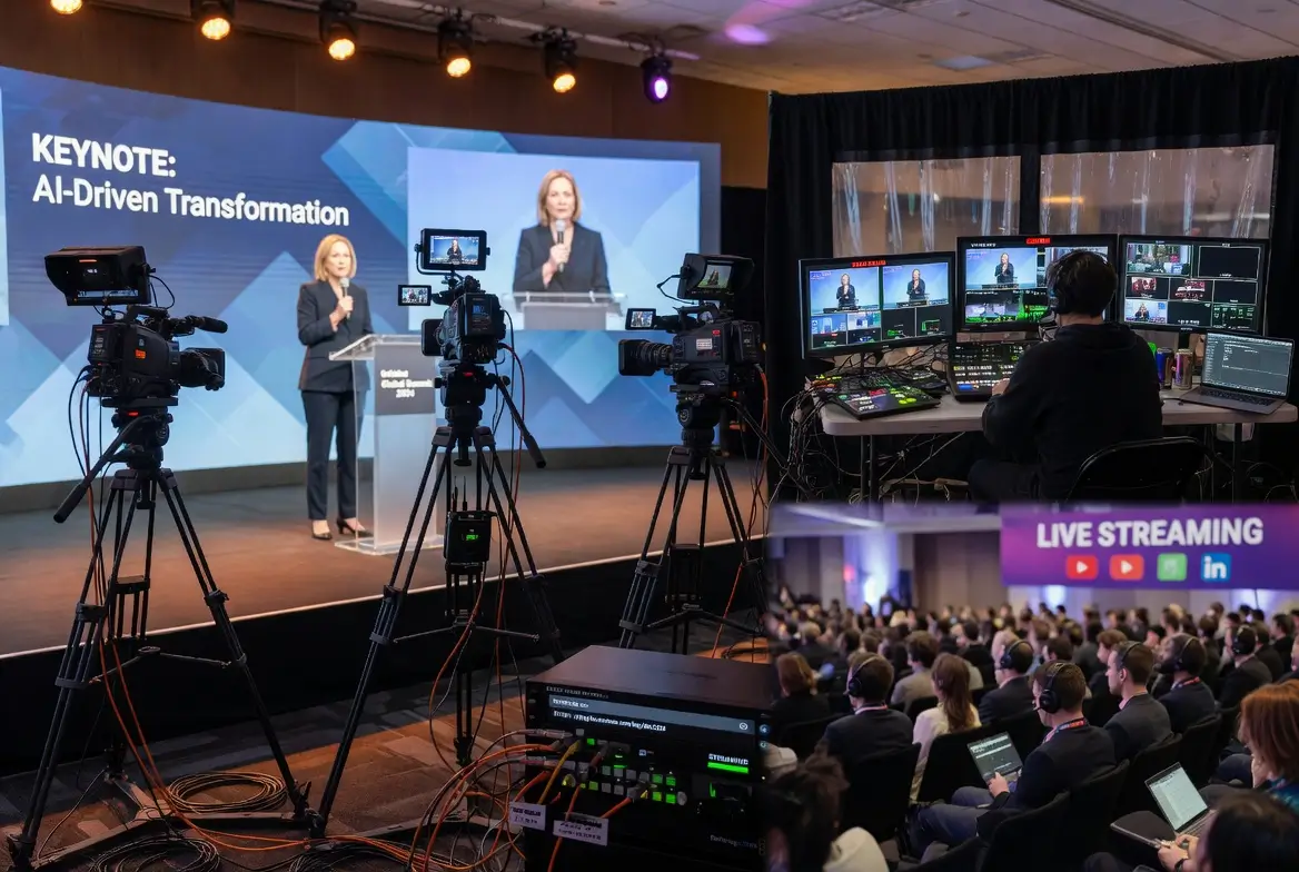 Captation vidéo et streaming événement professionnel