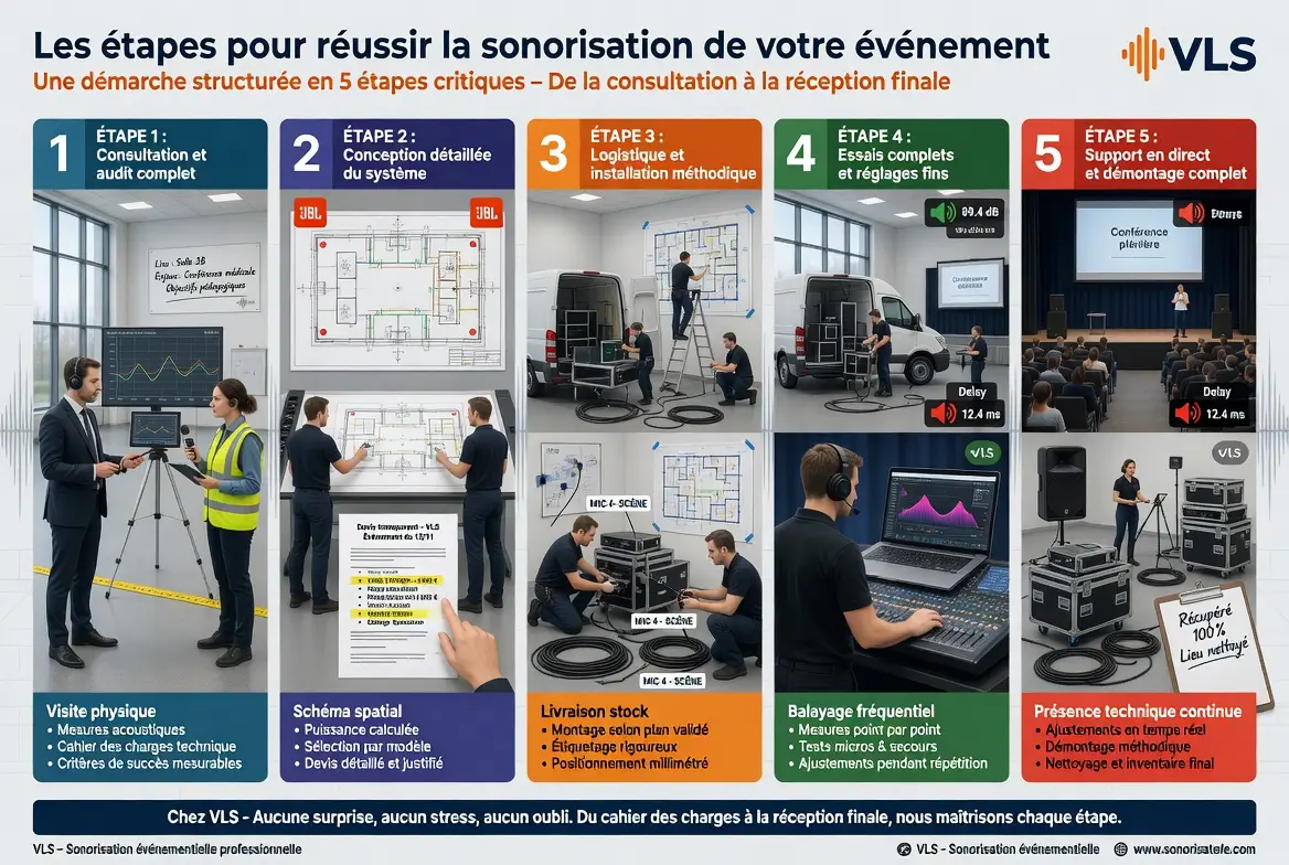 réussir la sonorisation de votre événement
