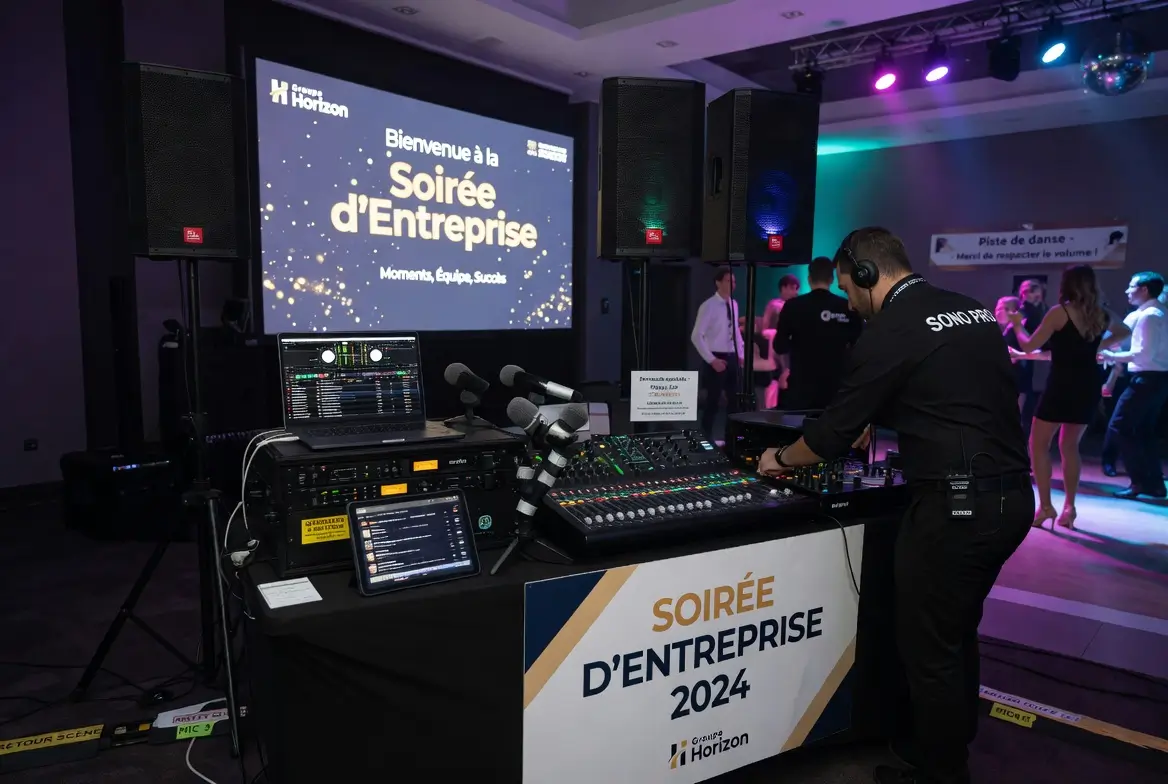 Choisir la sonorisation pour une soirée d'entreprise