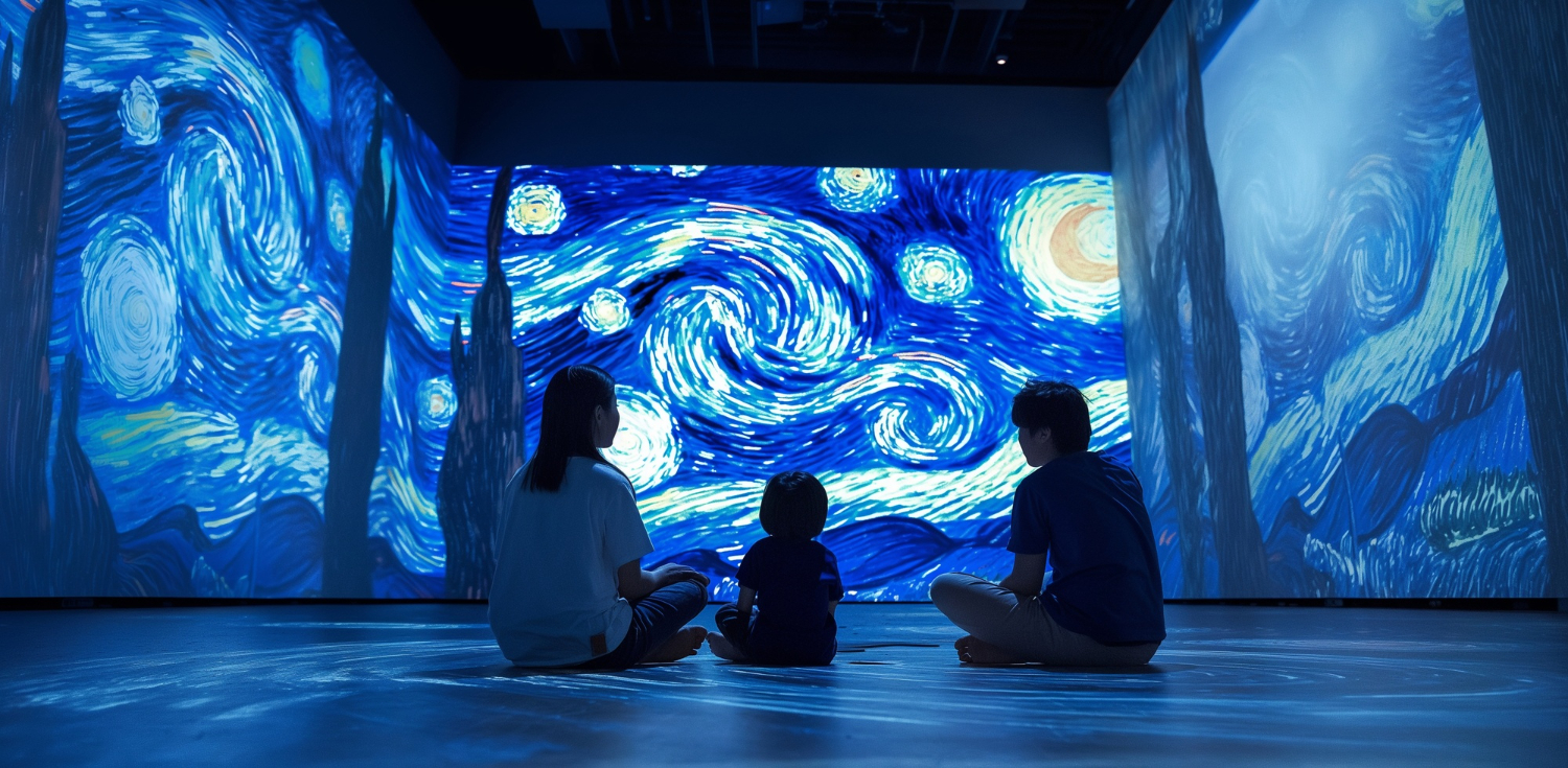 Projection mapping, parcours immersif 