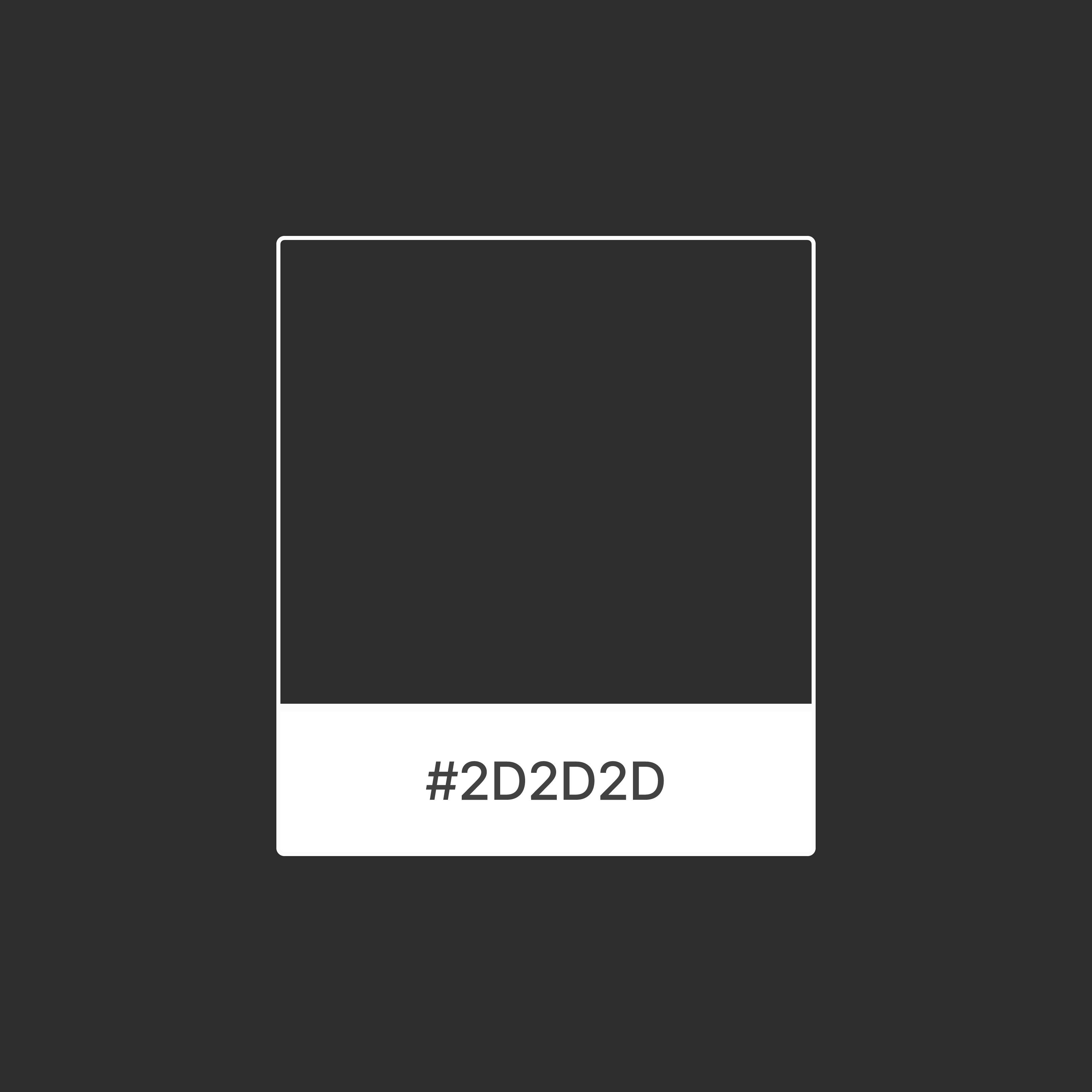 Color: #2D2D2D