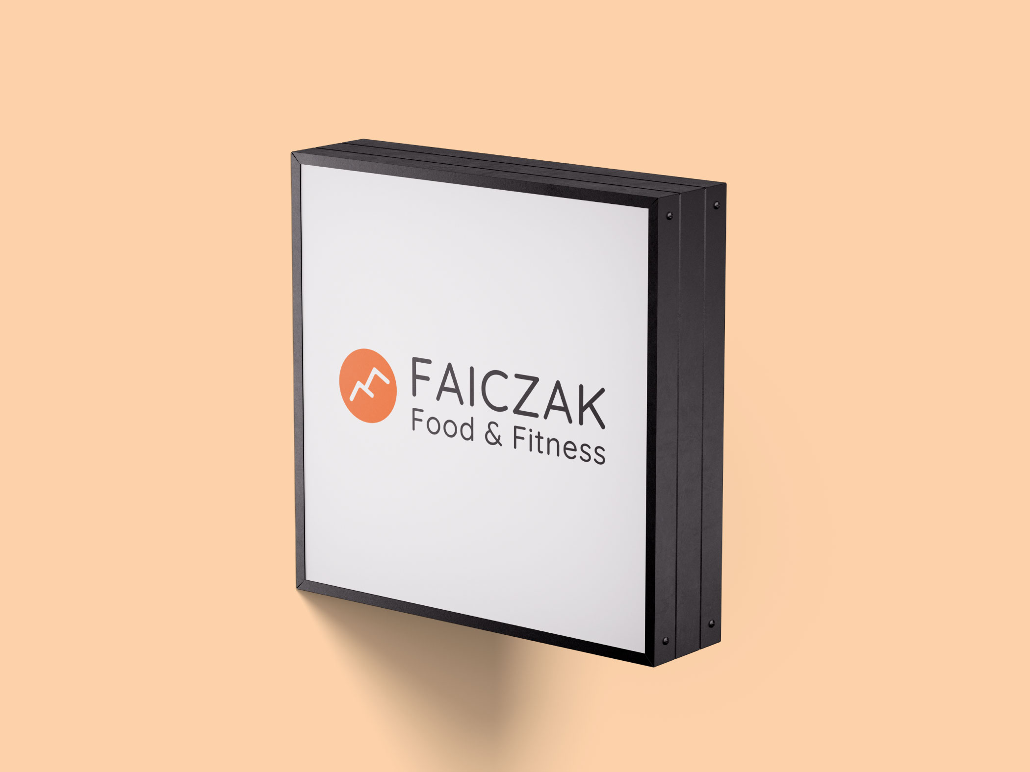 Faiczak Food and Fitness brand identity work