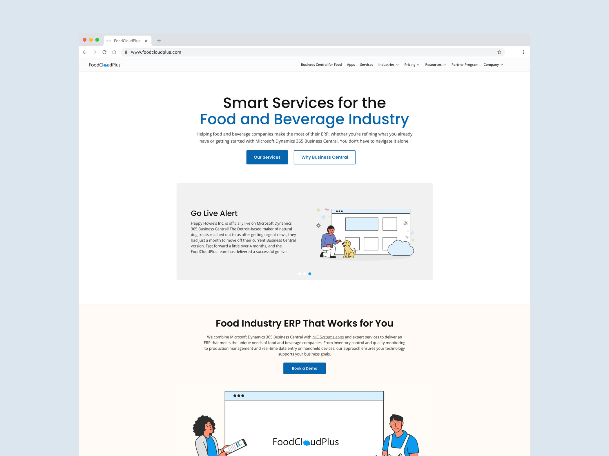 FoodCloudPlus website redesign