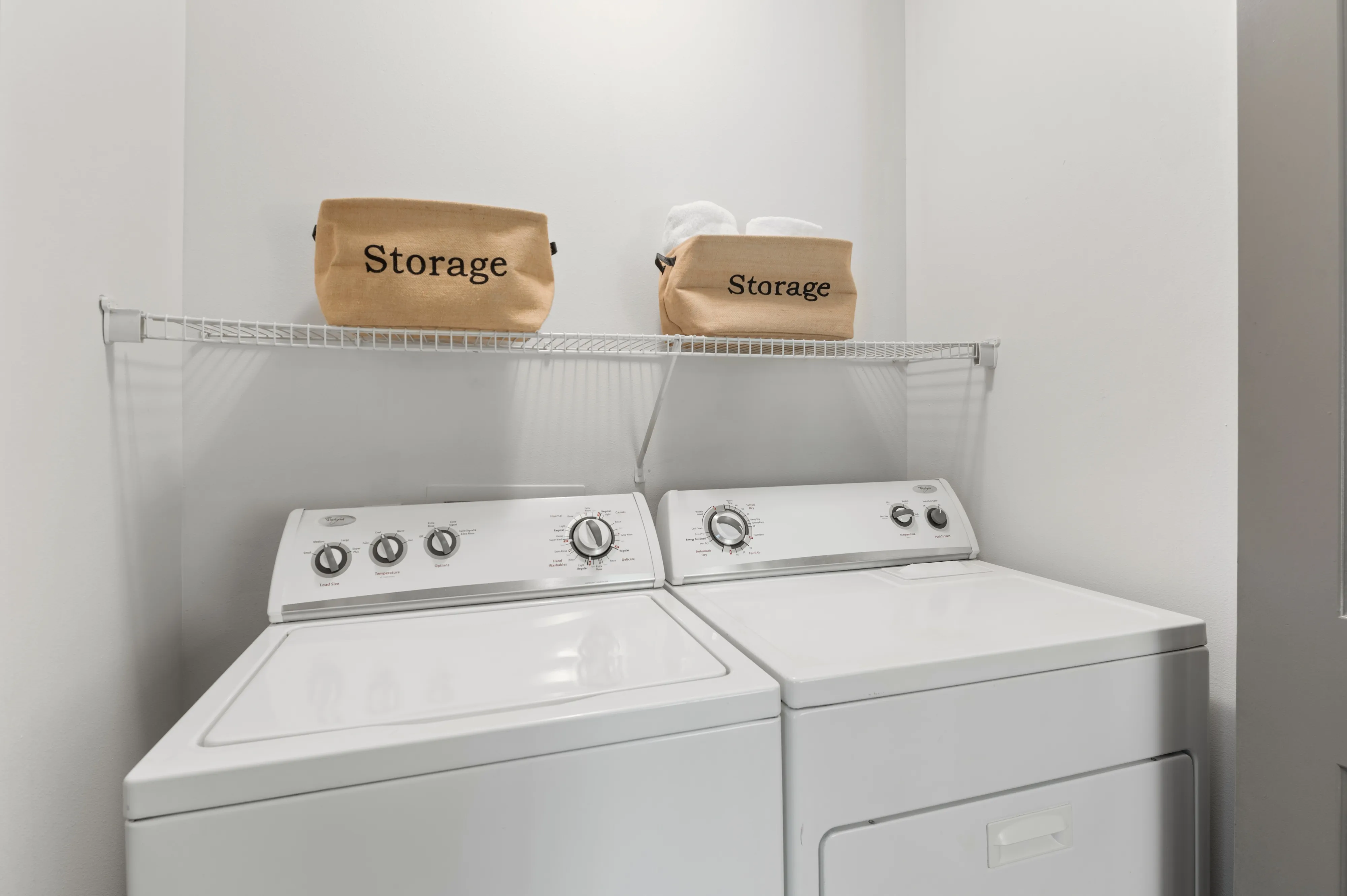 Model laundry room