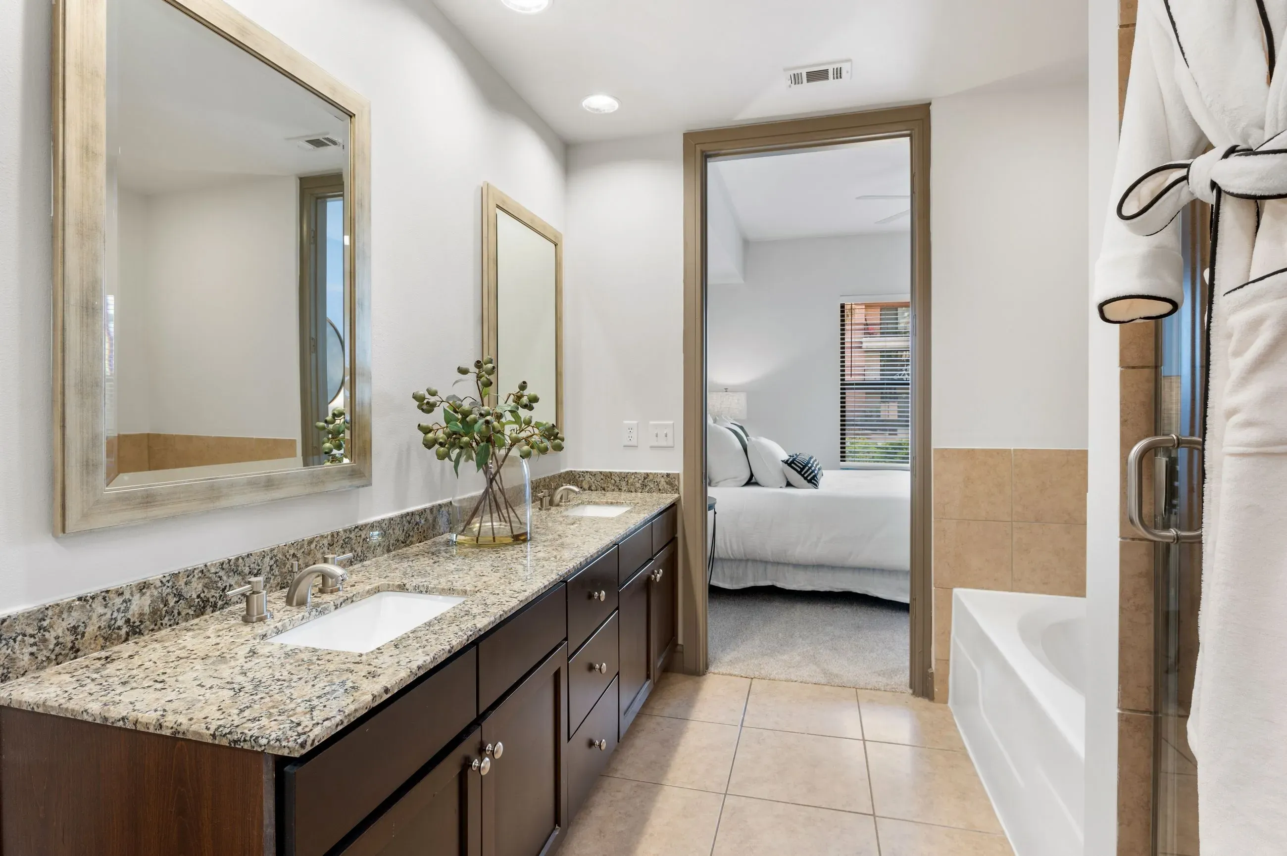 Model primary bathroom