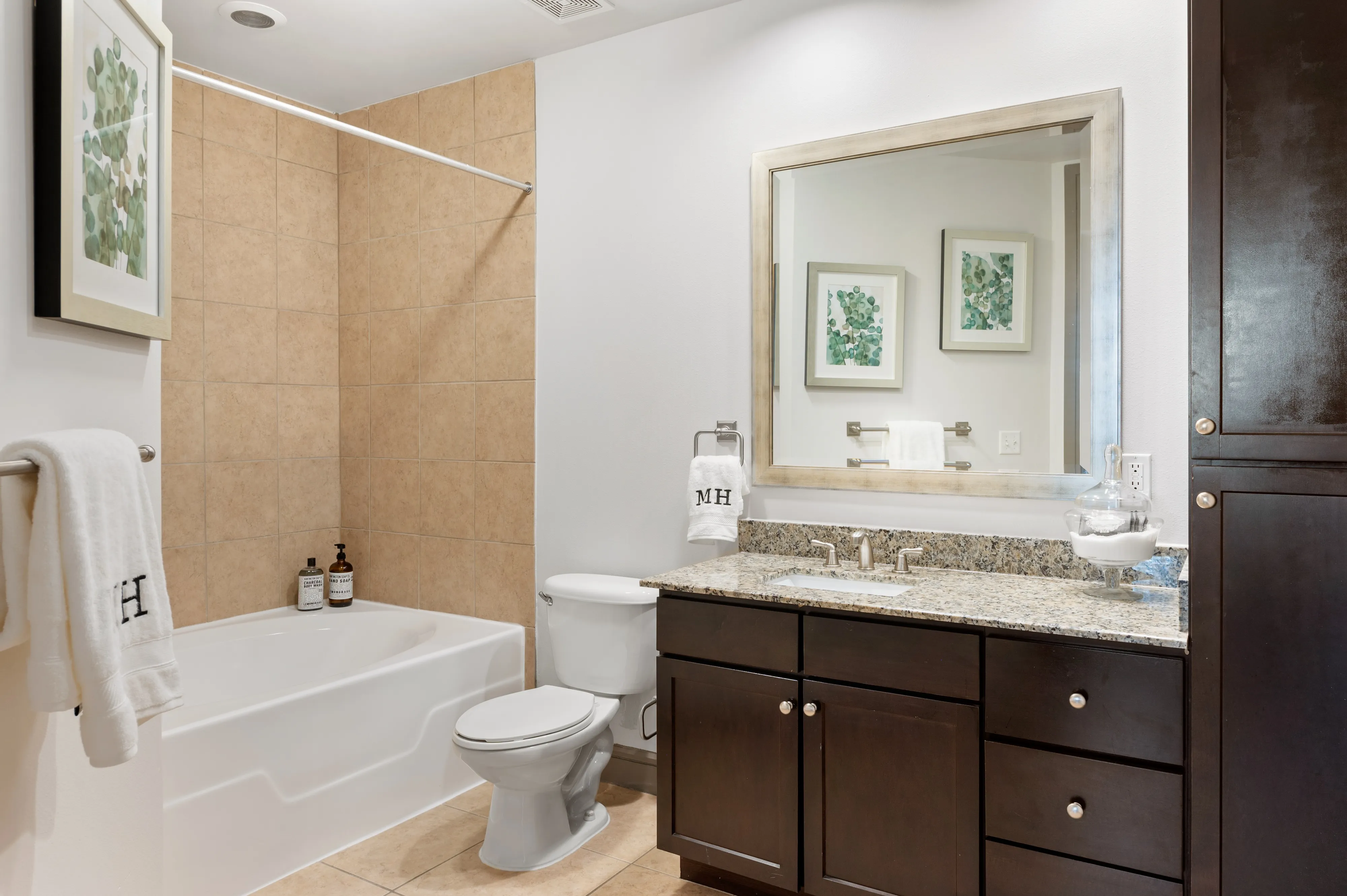 Model bathroom
