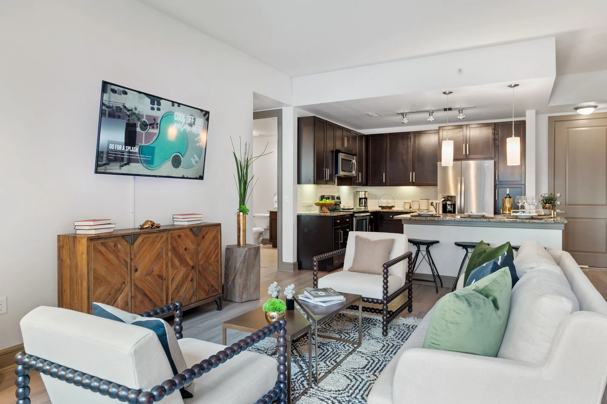 Model living room