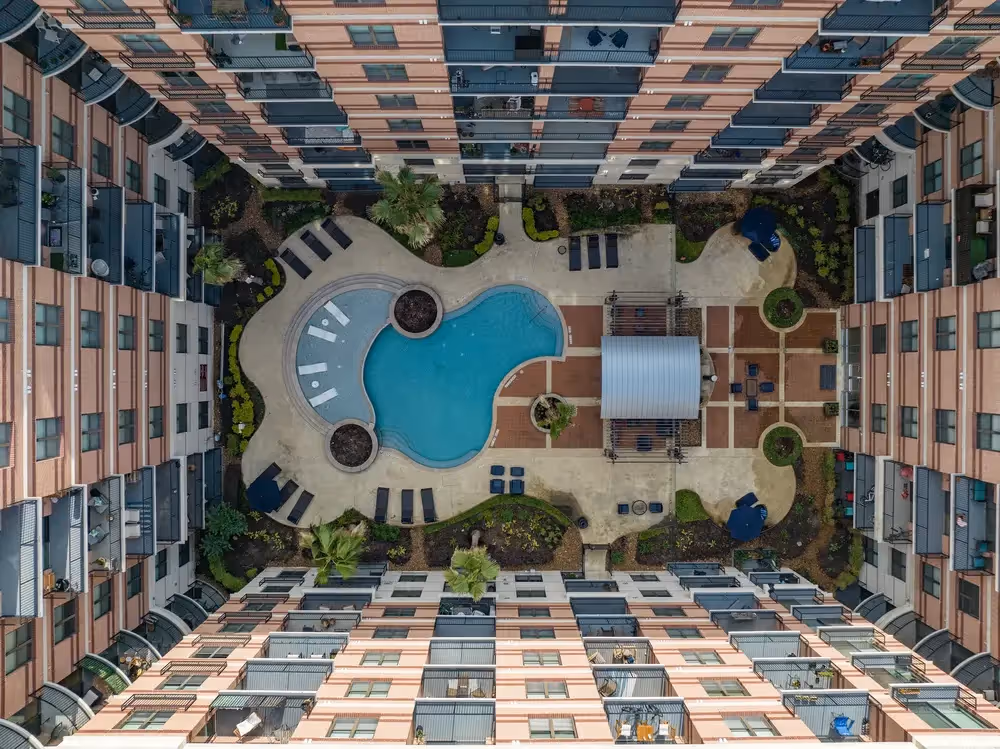 Aerial pool