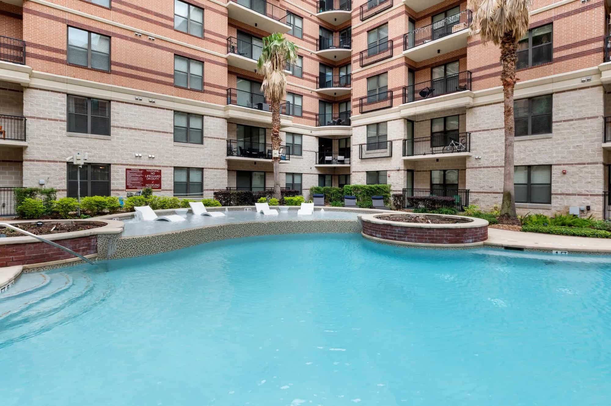 Exterior swimming pool