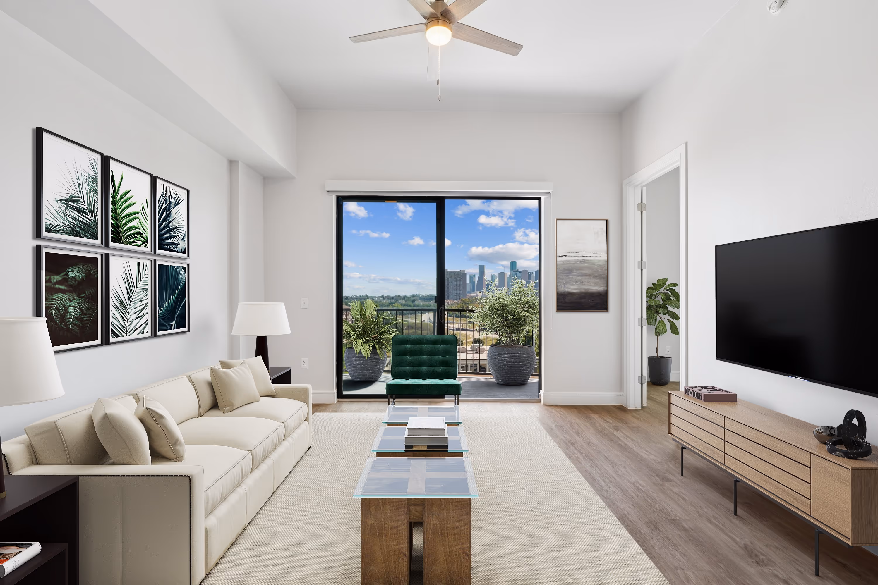 Guest unit living room