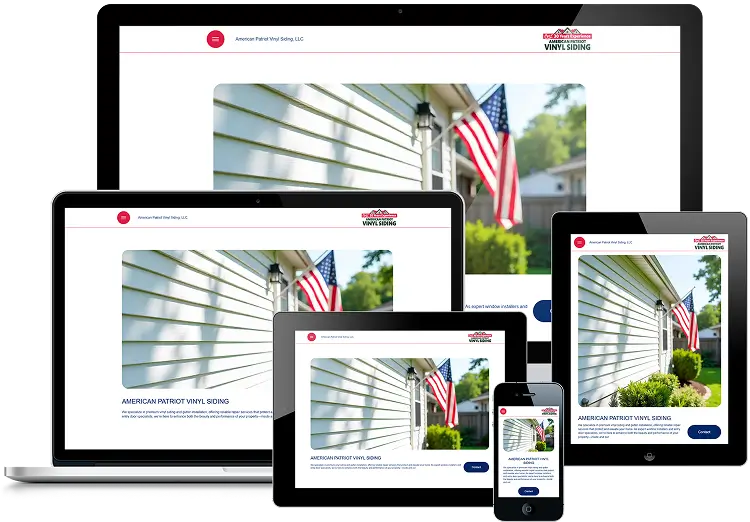 American Patriot Vinyl Siding Website Image Preview