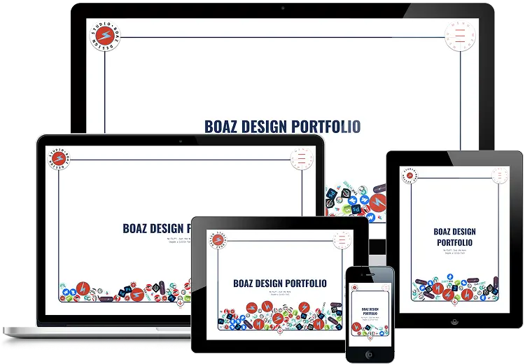 BOAZ DESIGN PORTFOLIO Website Products Across Devices