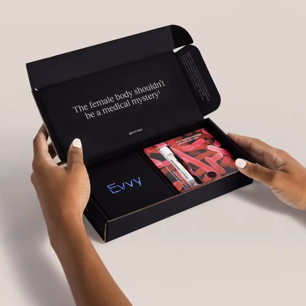 Envy Gender Health Equity product box