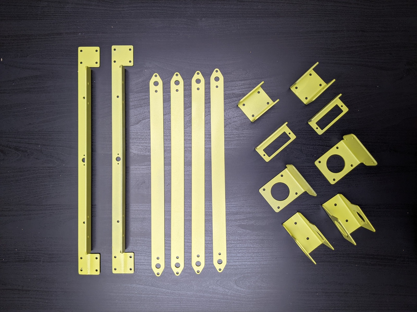 pieces de tôlerie avec peinture