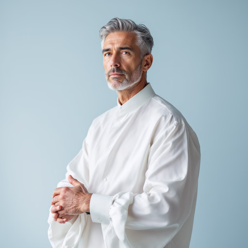 <subject>[headshot] image of customer (for a productivity tools business)</subject>