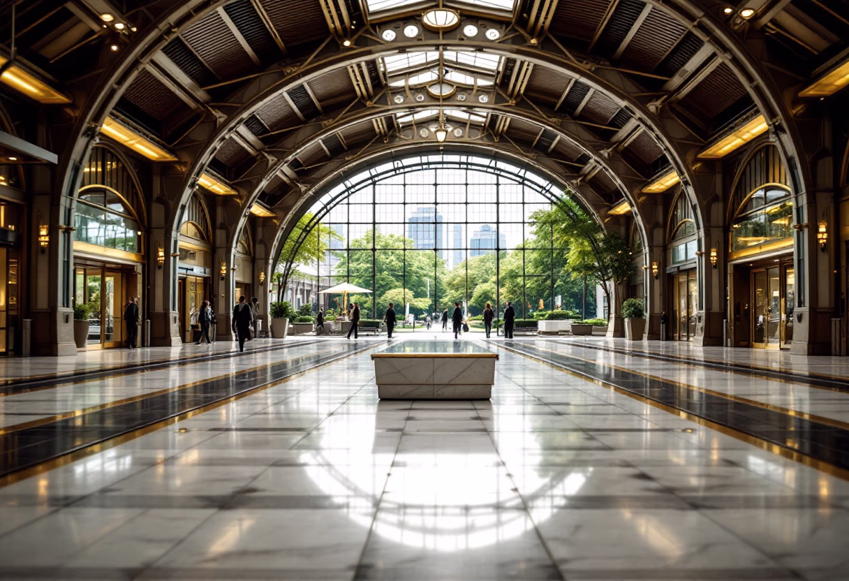 image of commuter train station (for a public transportation company)