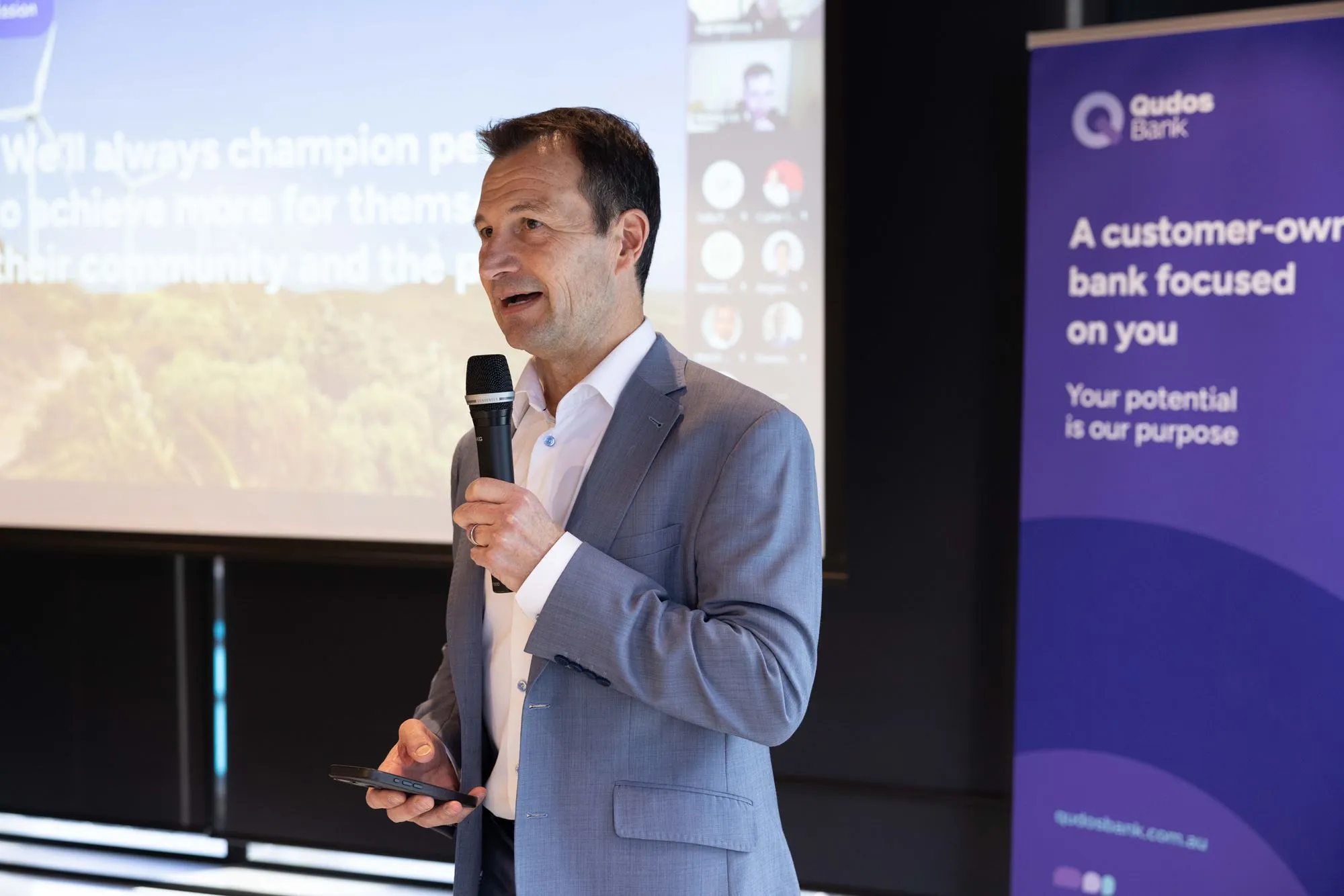 Qudos Bank CEO, Brendan Wright