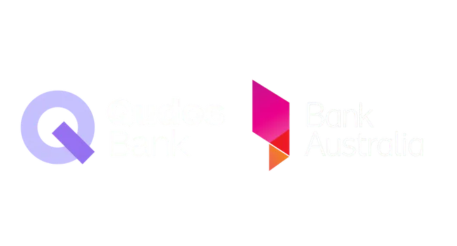 Qudos Bank and Bank Australia logo