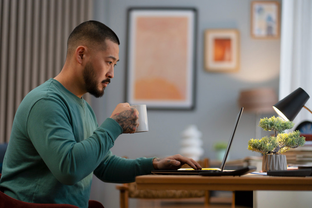 what is hybrid remote work