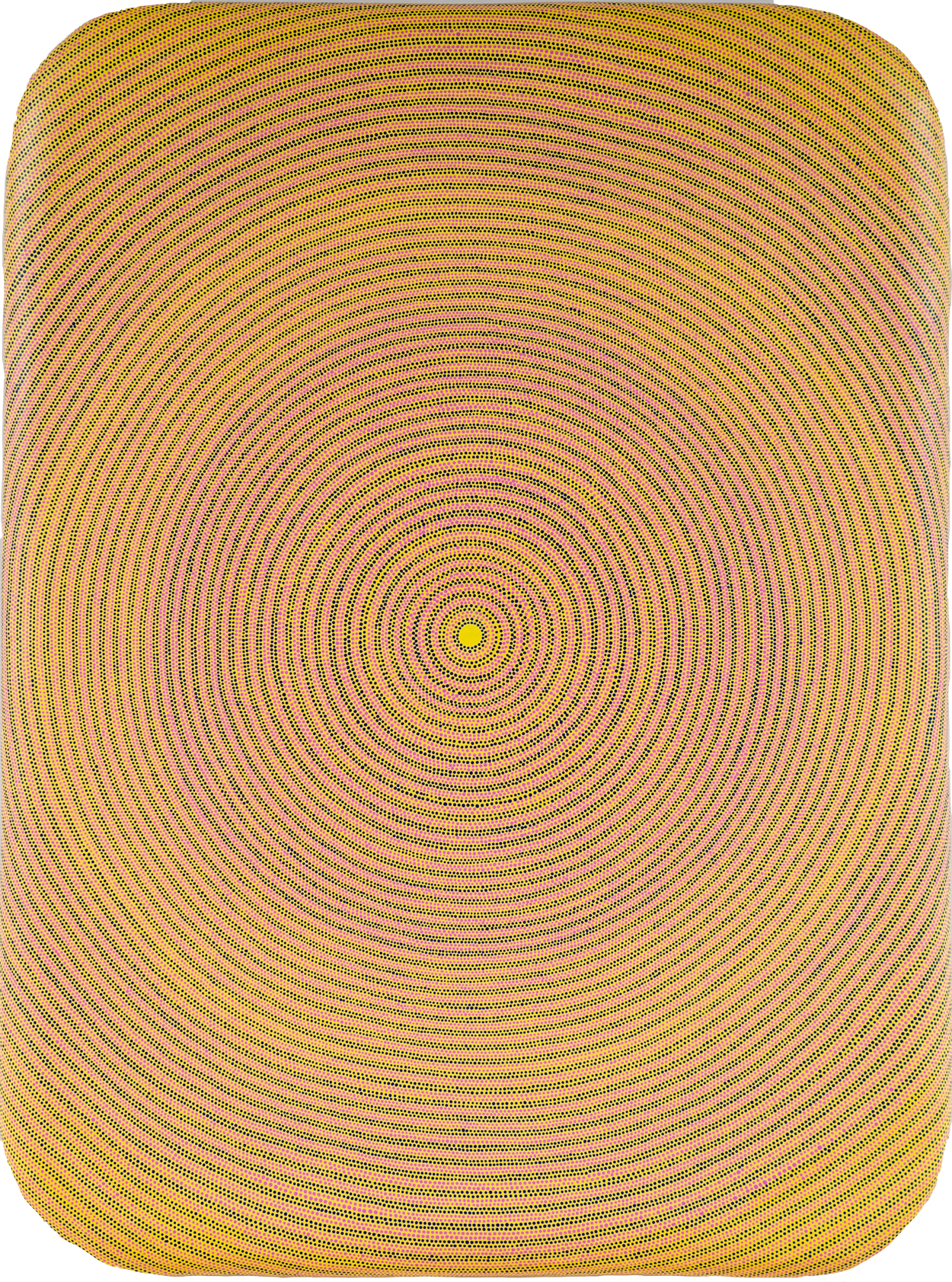 SLATE: Alebrije Variant No. 1 (blue and pink on yellow)