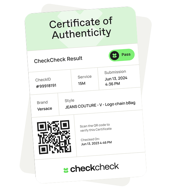 A Certificate of Authenticity shows the authentication result.