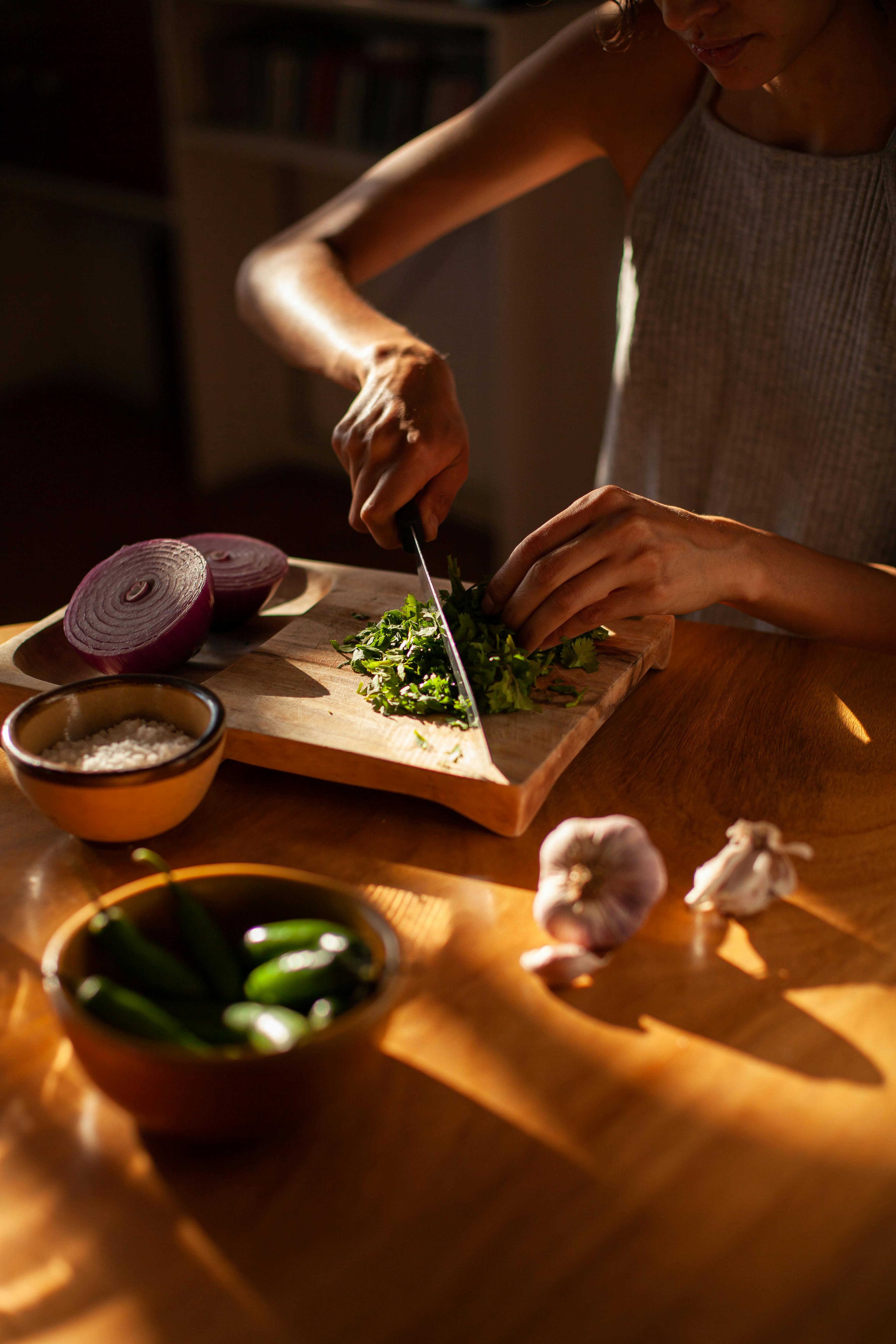image of chef in the kitchen (for a chinese restaurant)