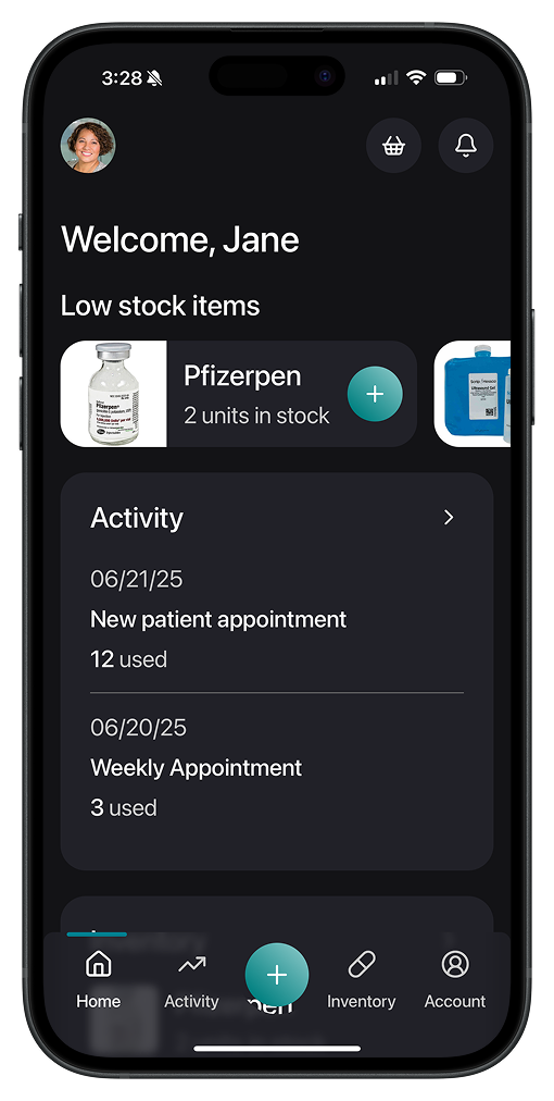 Main TidyNest dashboard screenshot