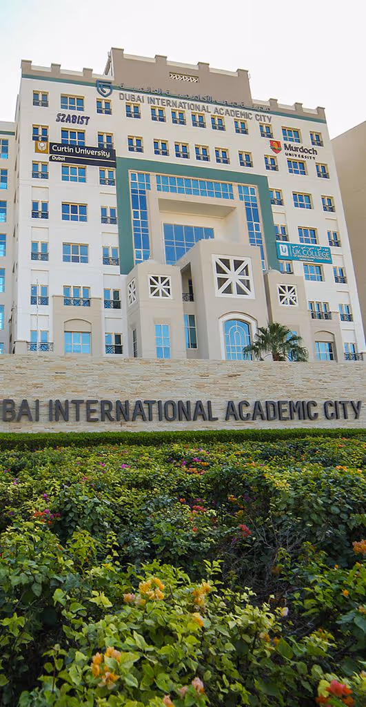 Evening view of Dubai Outsource City from afar AI, drones, genetics, and gaming: universities at TECOM Group’s Dubai International Academic City and Dubai Knowledge Park ramp up future-proof programmes in 2023-24 academic year