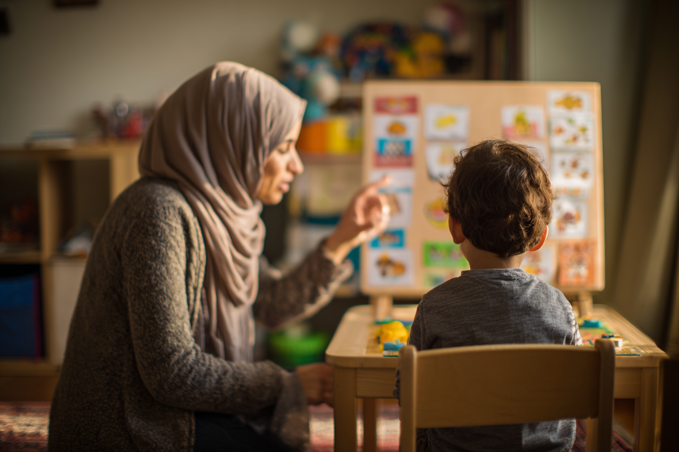 image of educational programs in action at a humanitarian aid nonprofit