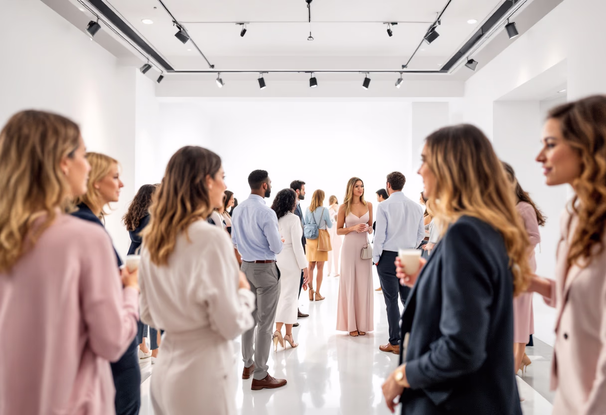 corporate networking mixer for a pr firm
