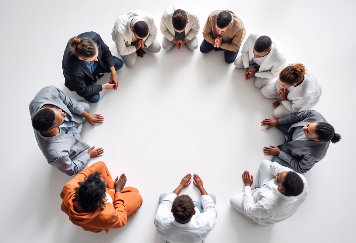 image of prayer circle for church & cathedral