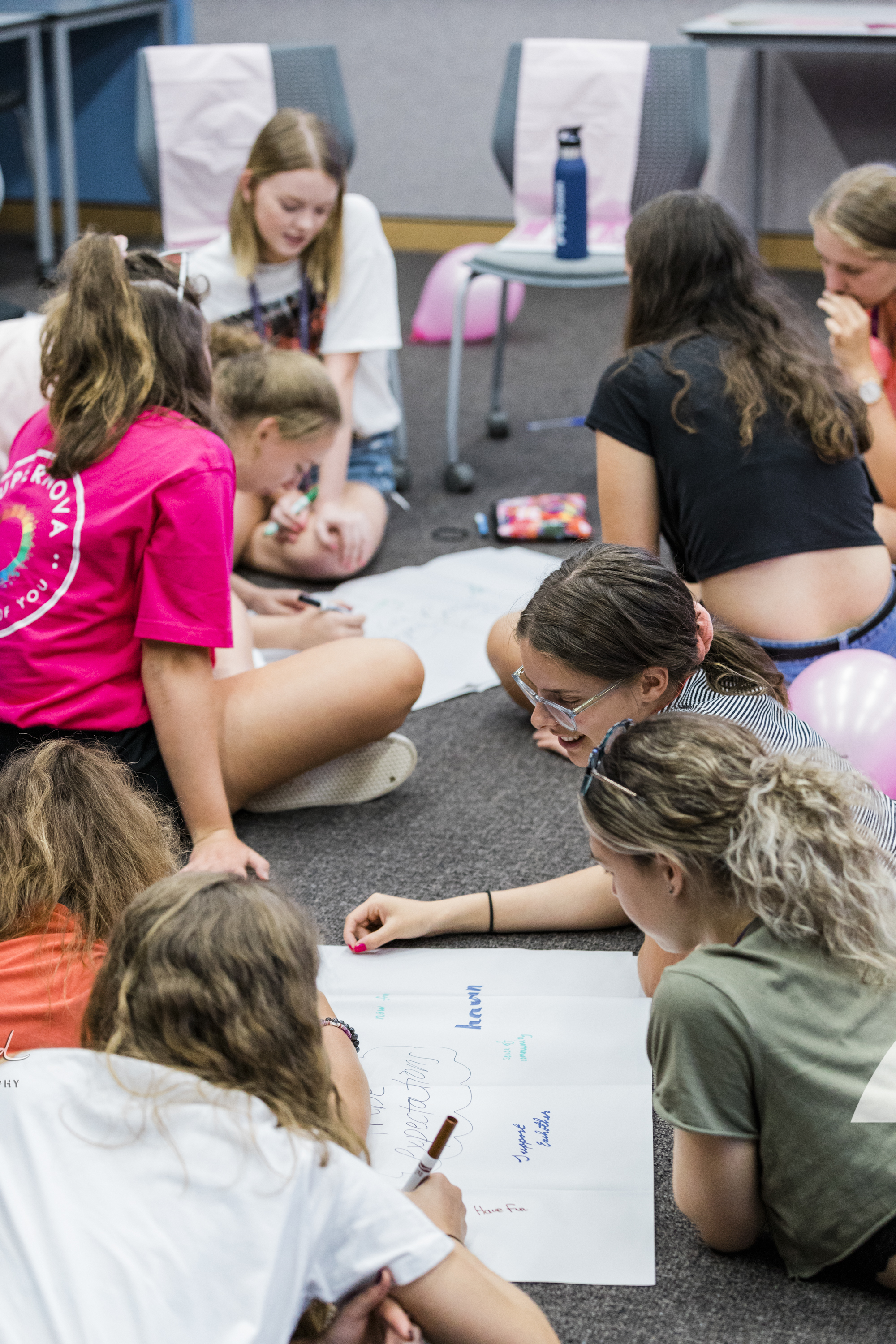 image of educational workshops in progress (for an environmental conservation nonprofit)