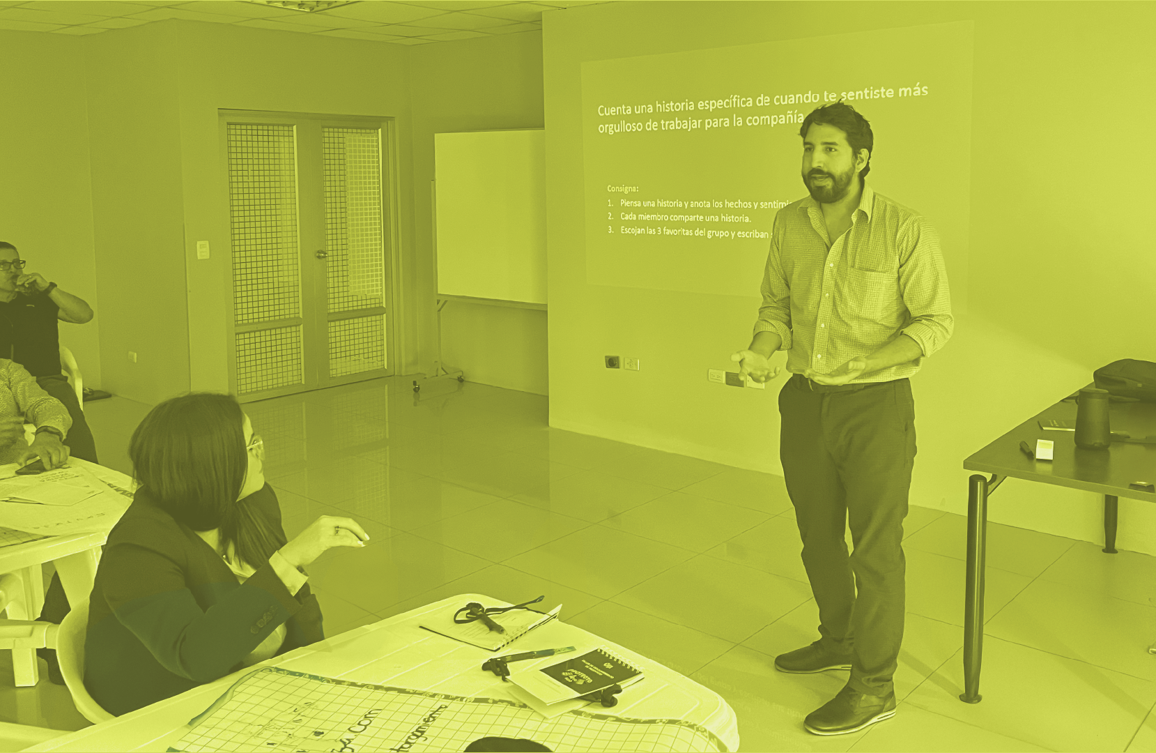 Taller con equipo de Ponk.
