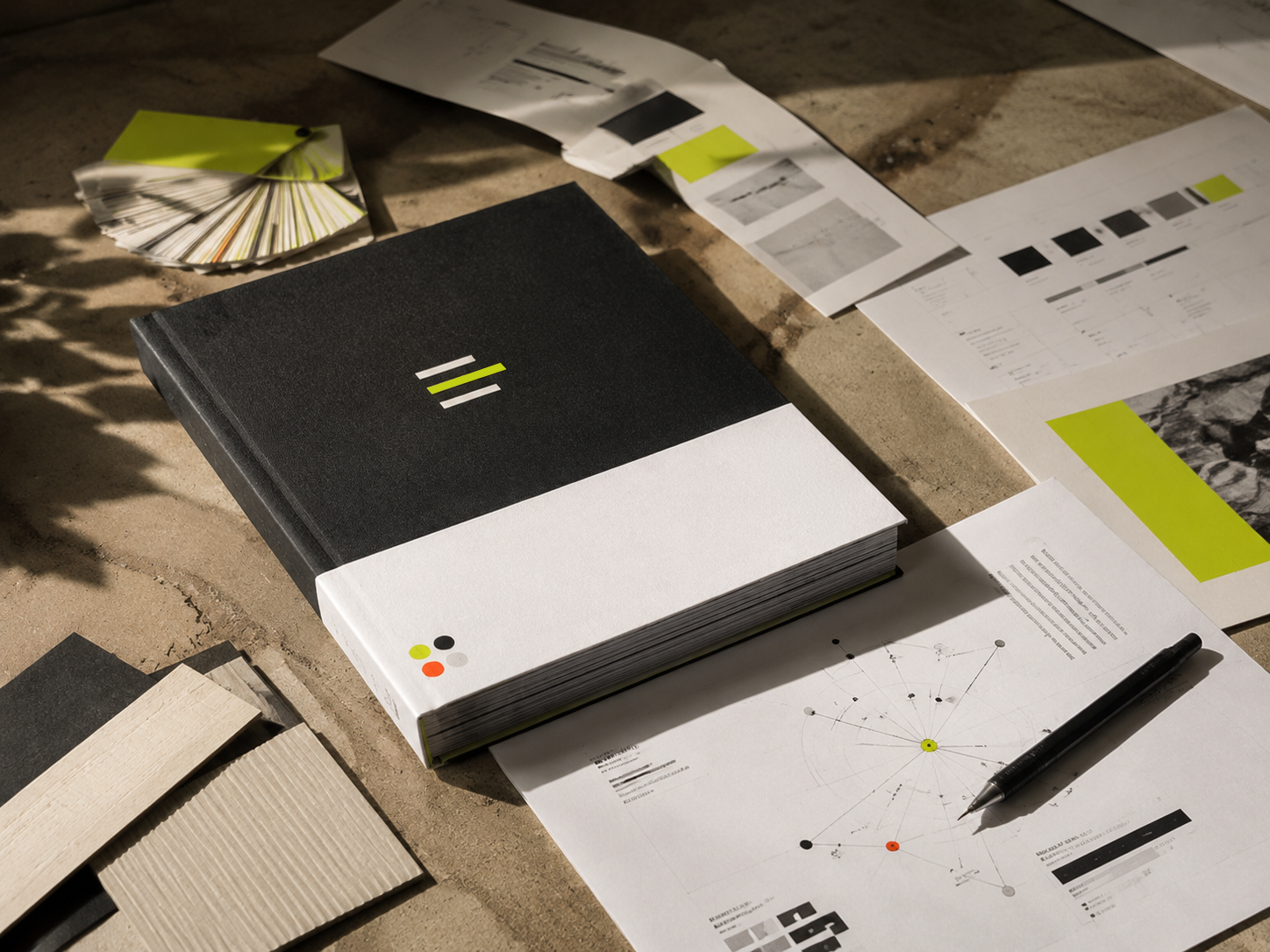 Foto: manual de marca impreso