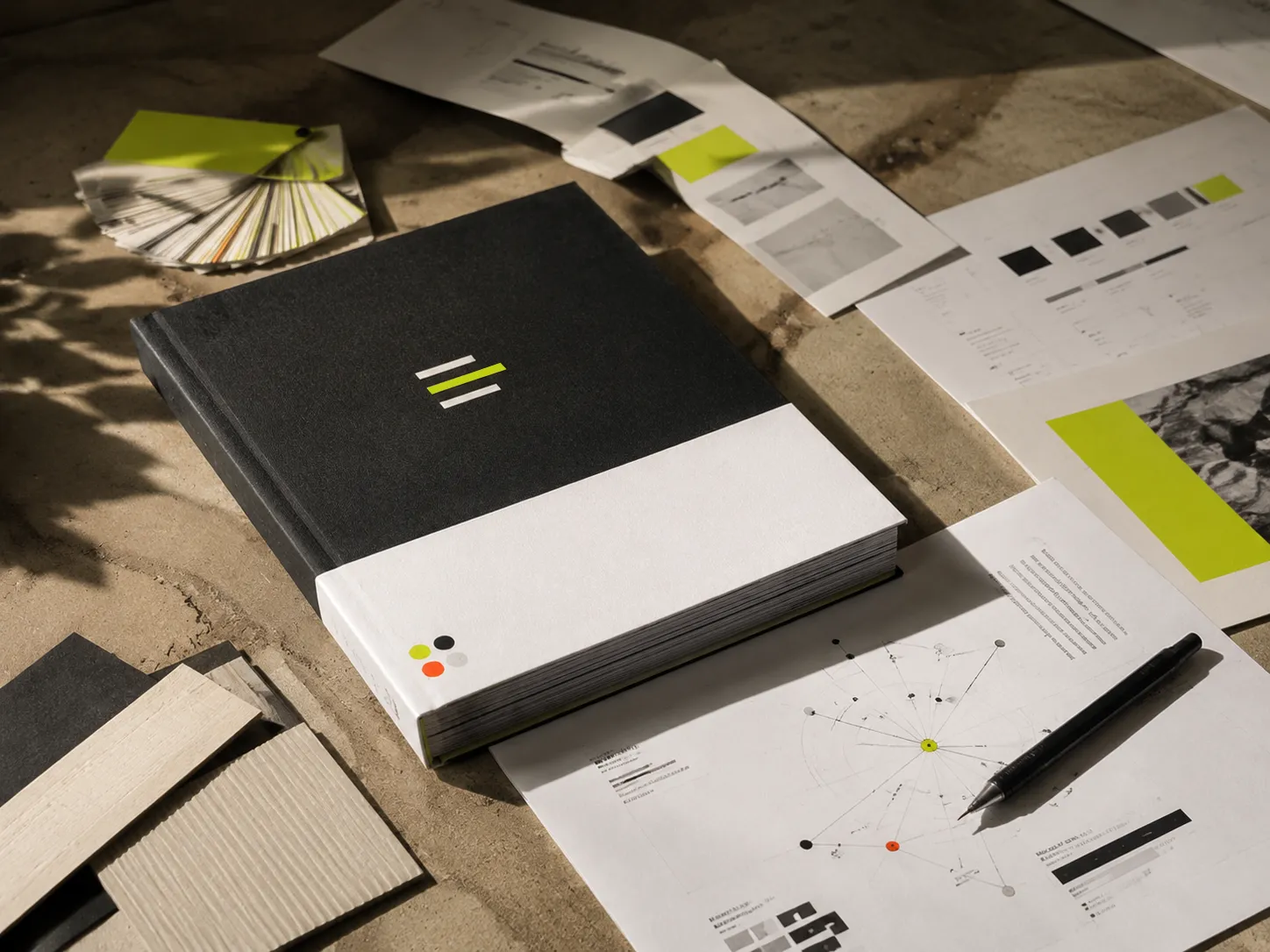 Foto: manual de marca impreso
