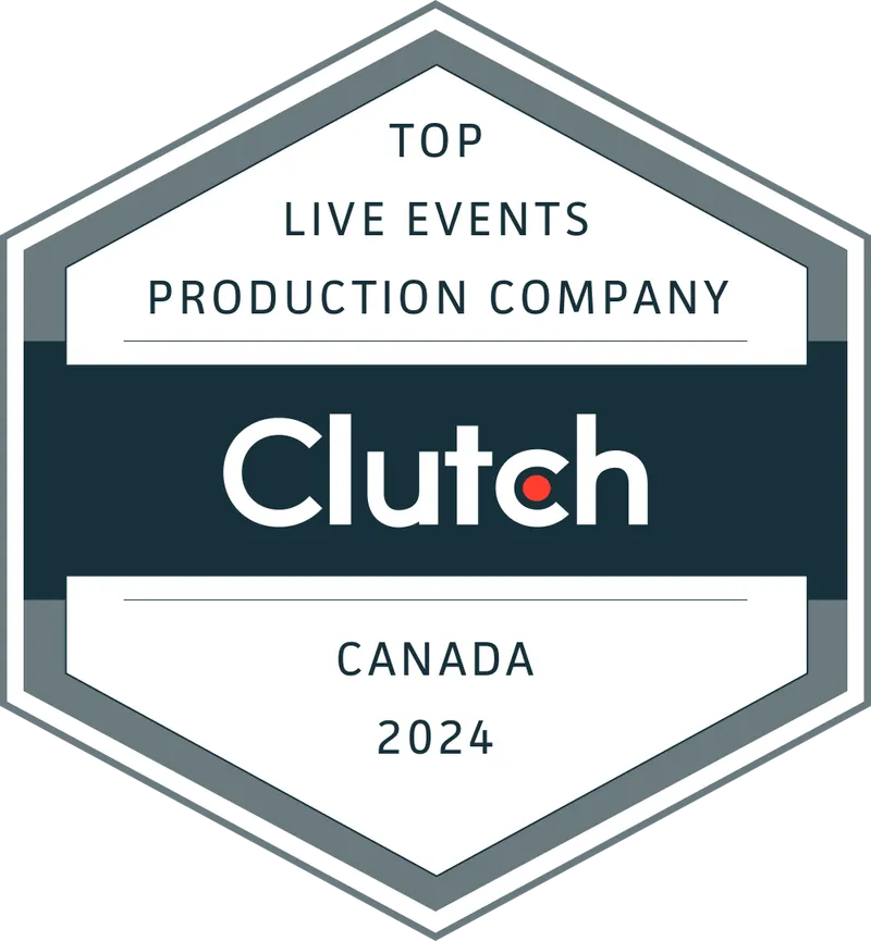 Clutch Award | Top Live Events Production Company Canada 2024