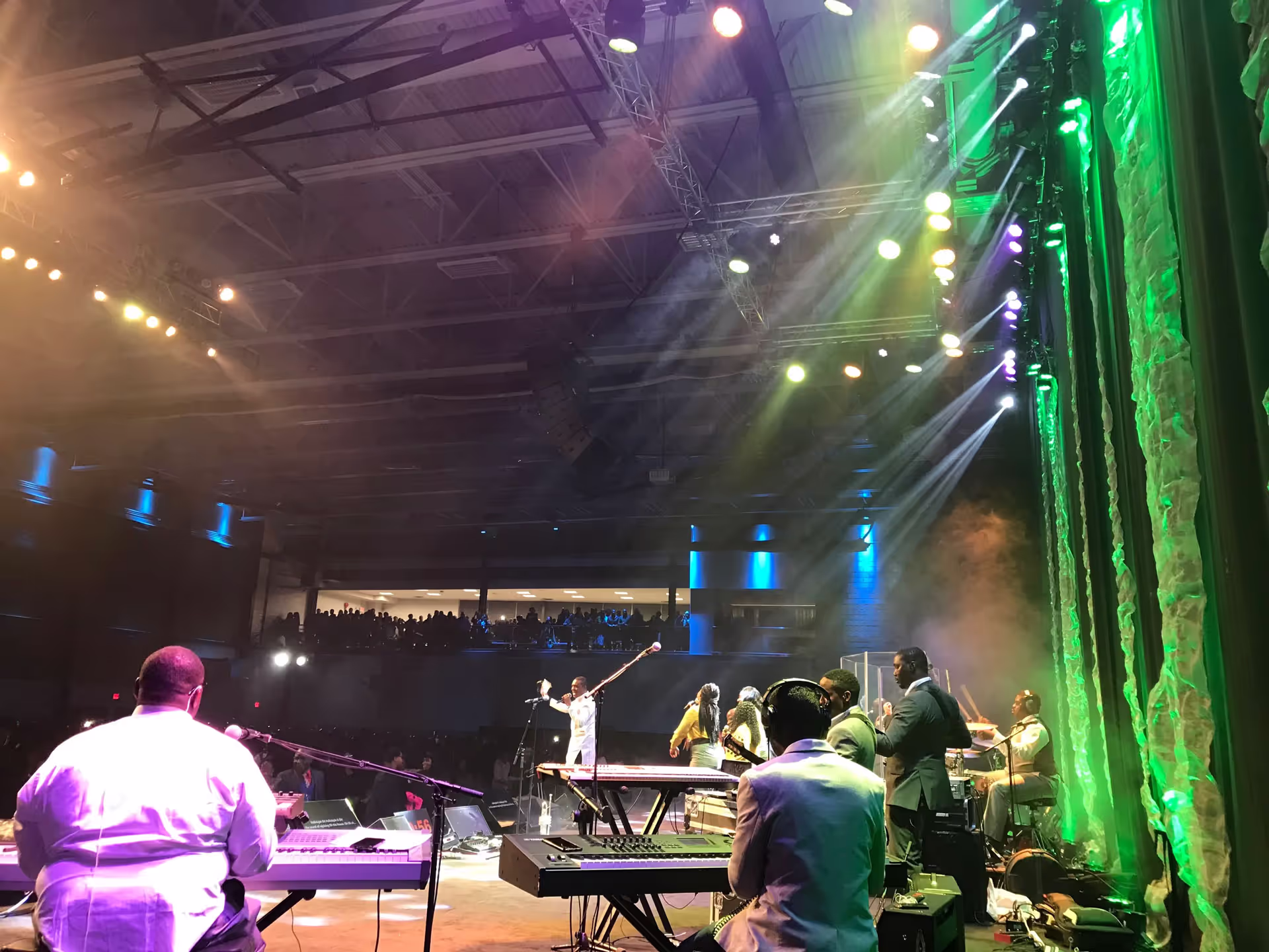 view from a stage