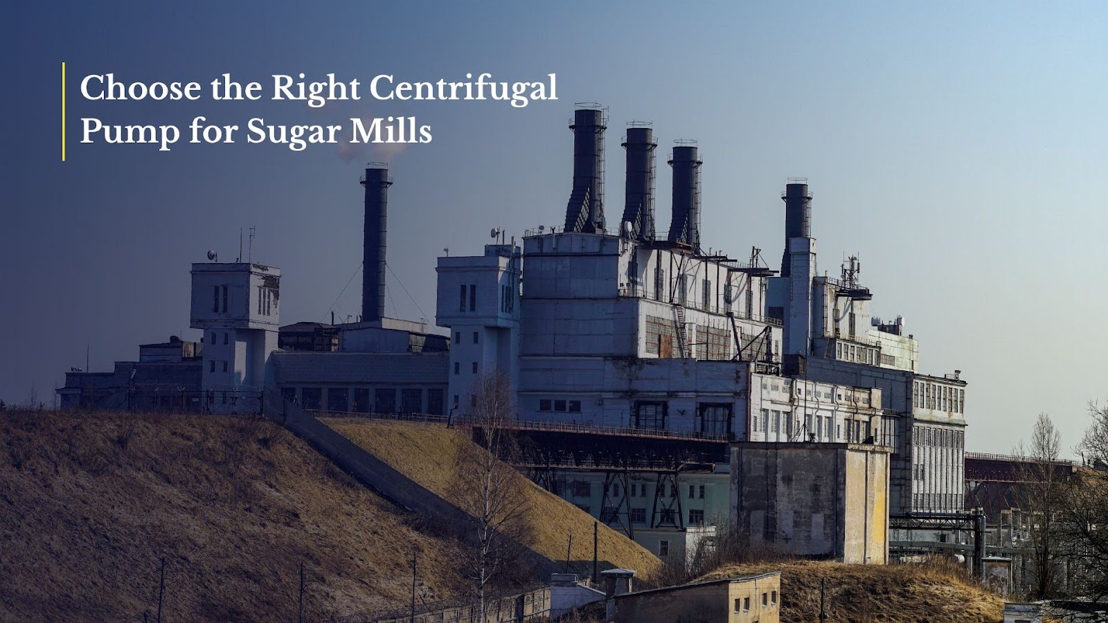 How to Choose the Right Centrifugal Pump for Sugar Mills?