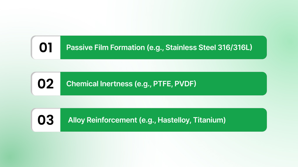 To resist these, materials rely on different mechanisms: