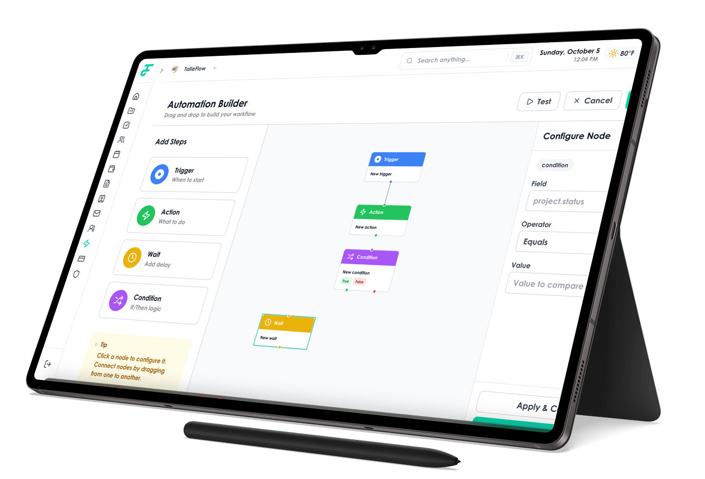 Automated email trigger