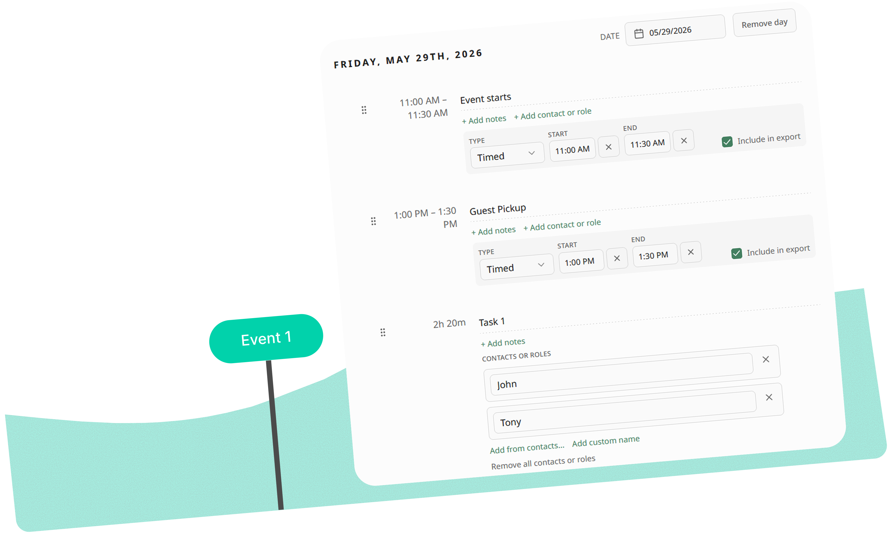 Client fills proposal form