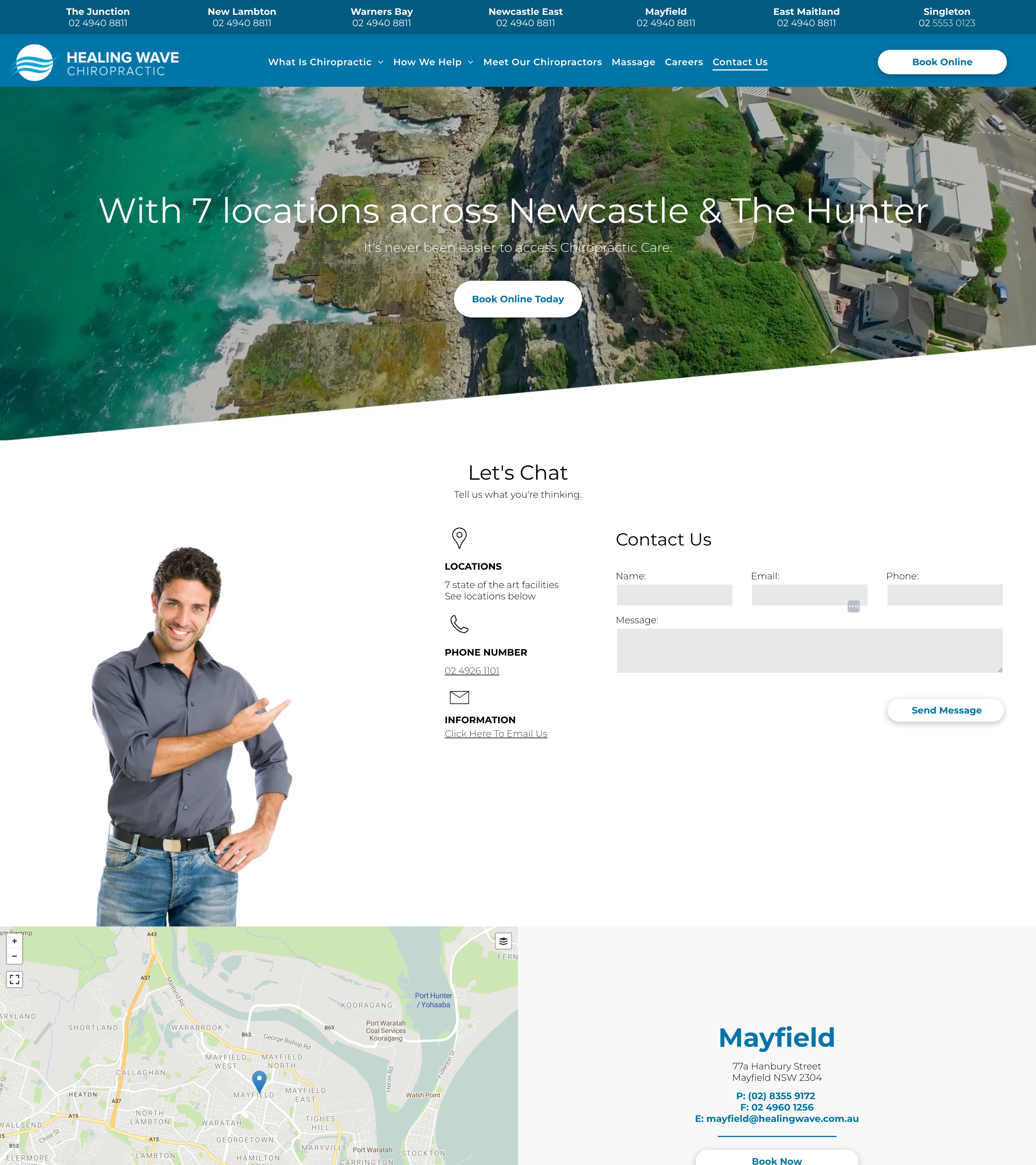 Image Of Landing Page Prior To XDS