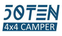 Logo mit dem Text '50TEN' und darunter '4x4 CAMPER' in Großbuchstaben.
