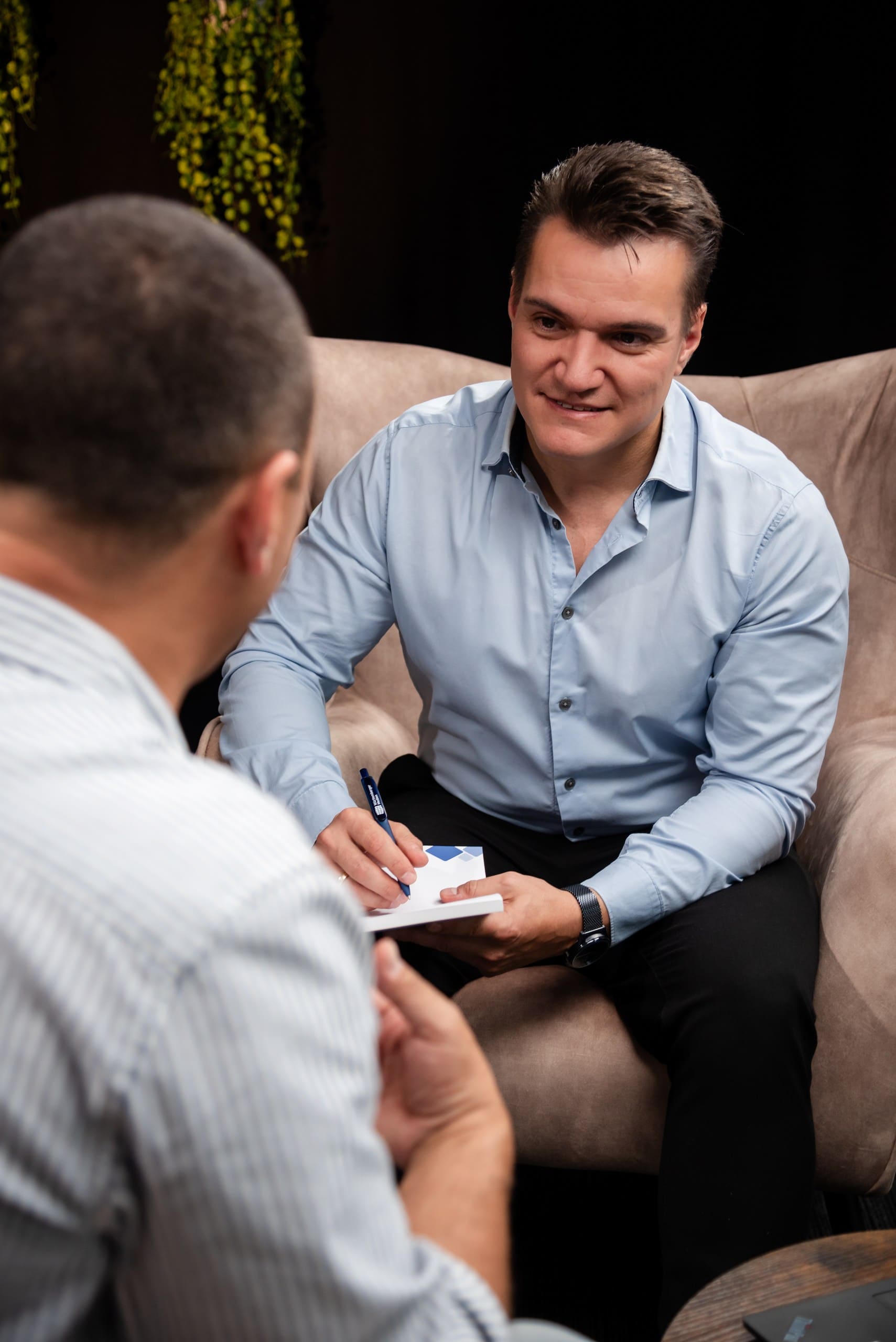 Professionelle DG Fotografie von Geschäftsleuten in Business-Besprechung