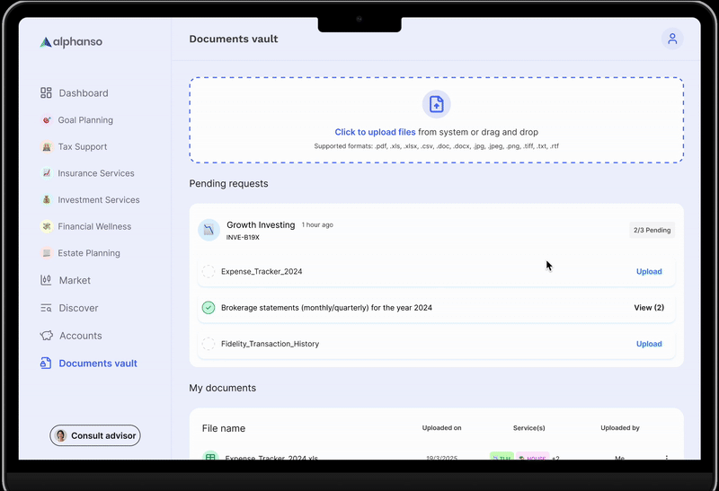 Alphanso Document's Vault